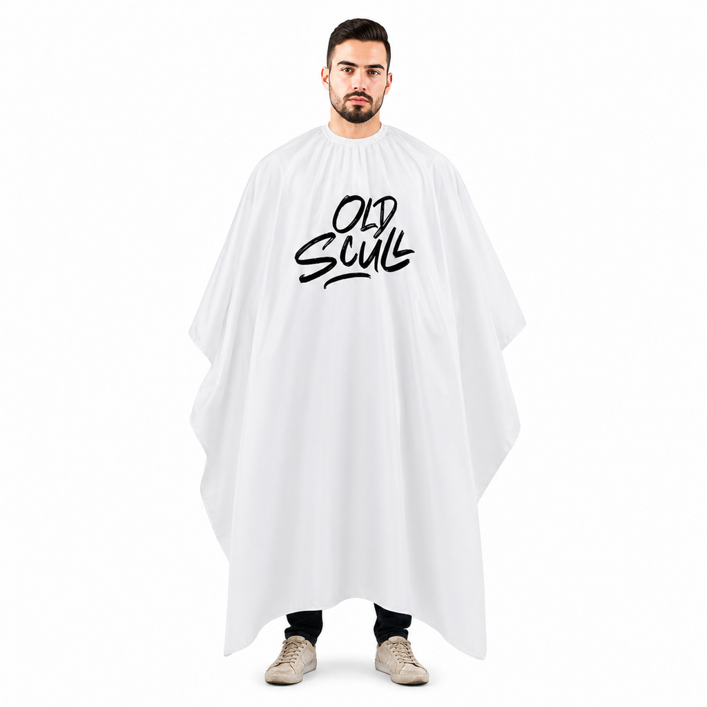 Capa Blanca Logo Old Scull