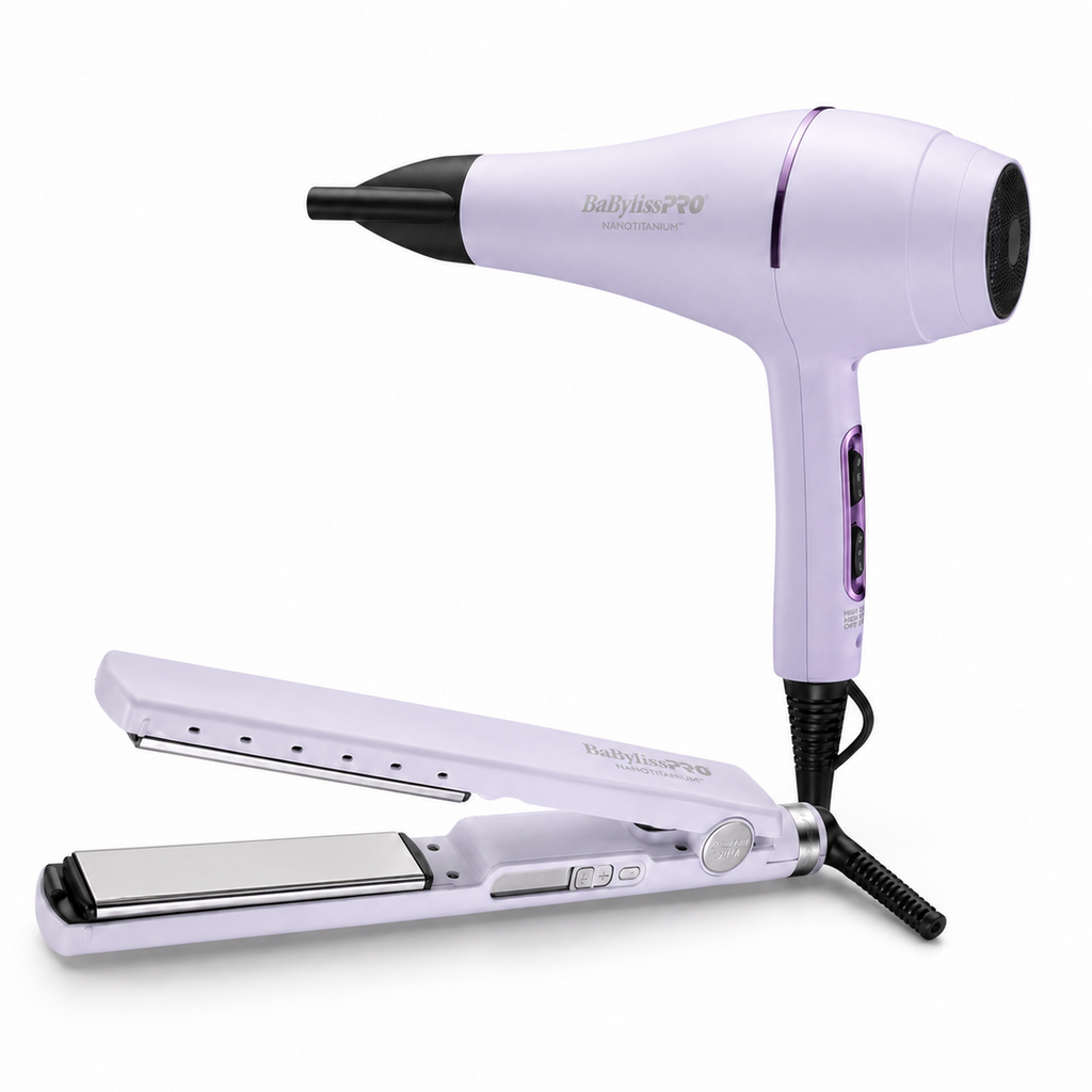 Combo Plancha y Secadora Lavander Edition BaBylissPro