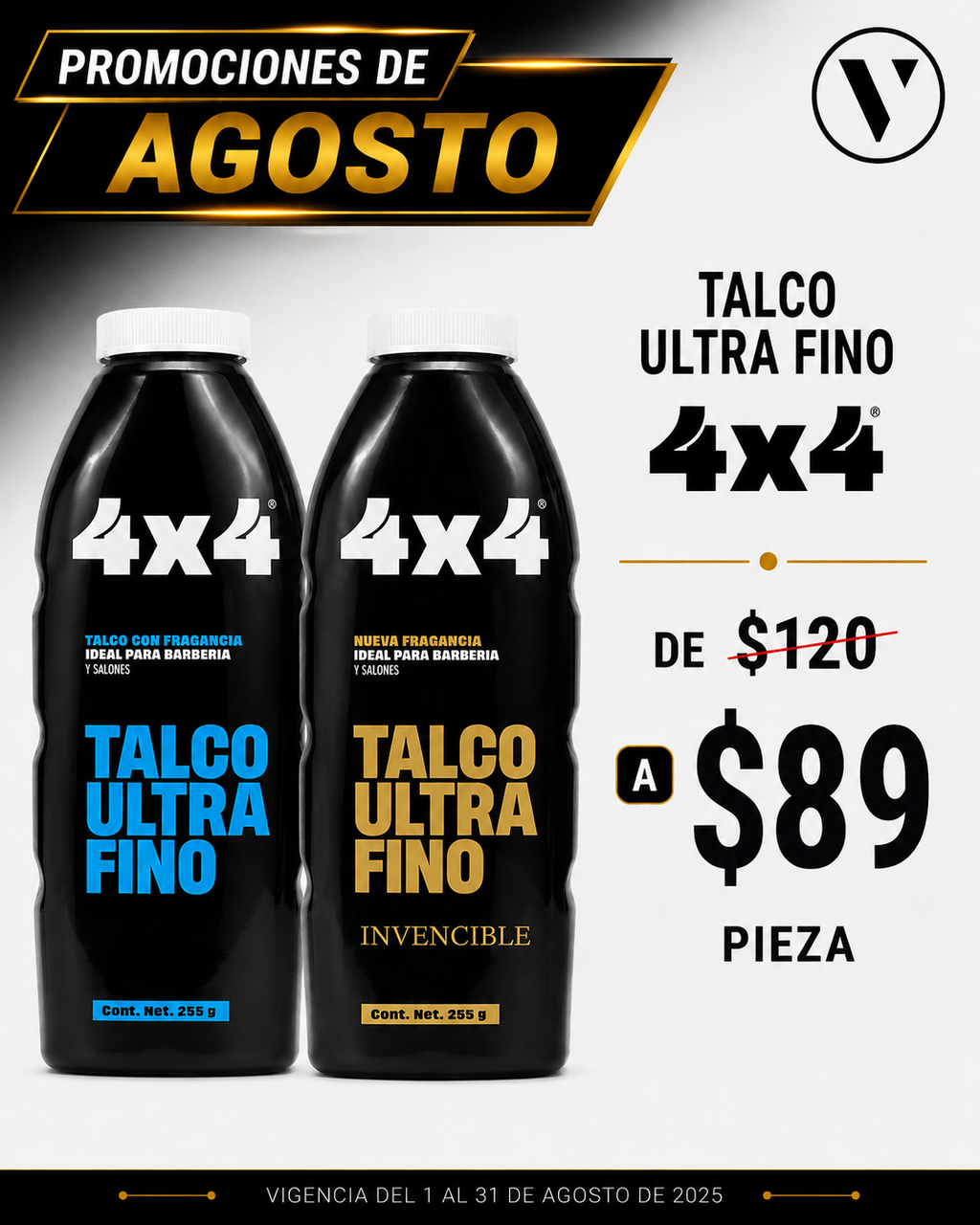 TALCO ULTRAFINO 4X4 255G