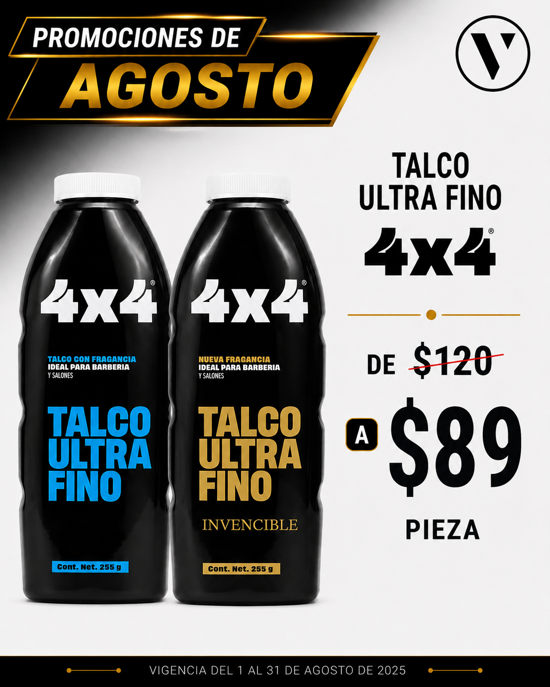 TALCO ULTRAFINO 4X4 255G