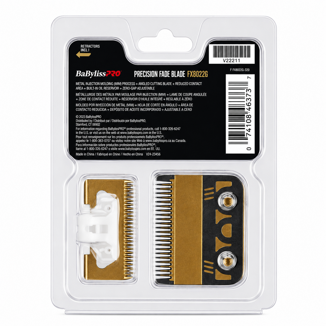 Cuchilla Moldeada BabylissPro Clipper Gold FX8022GES