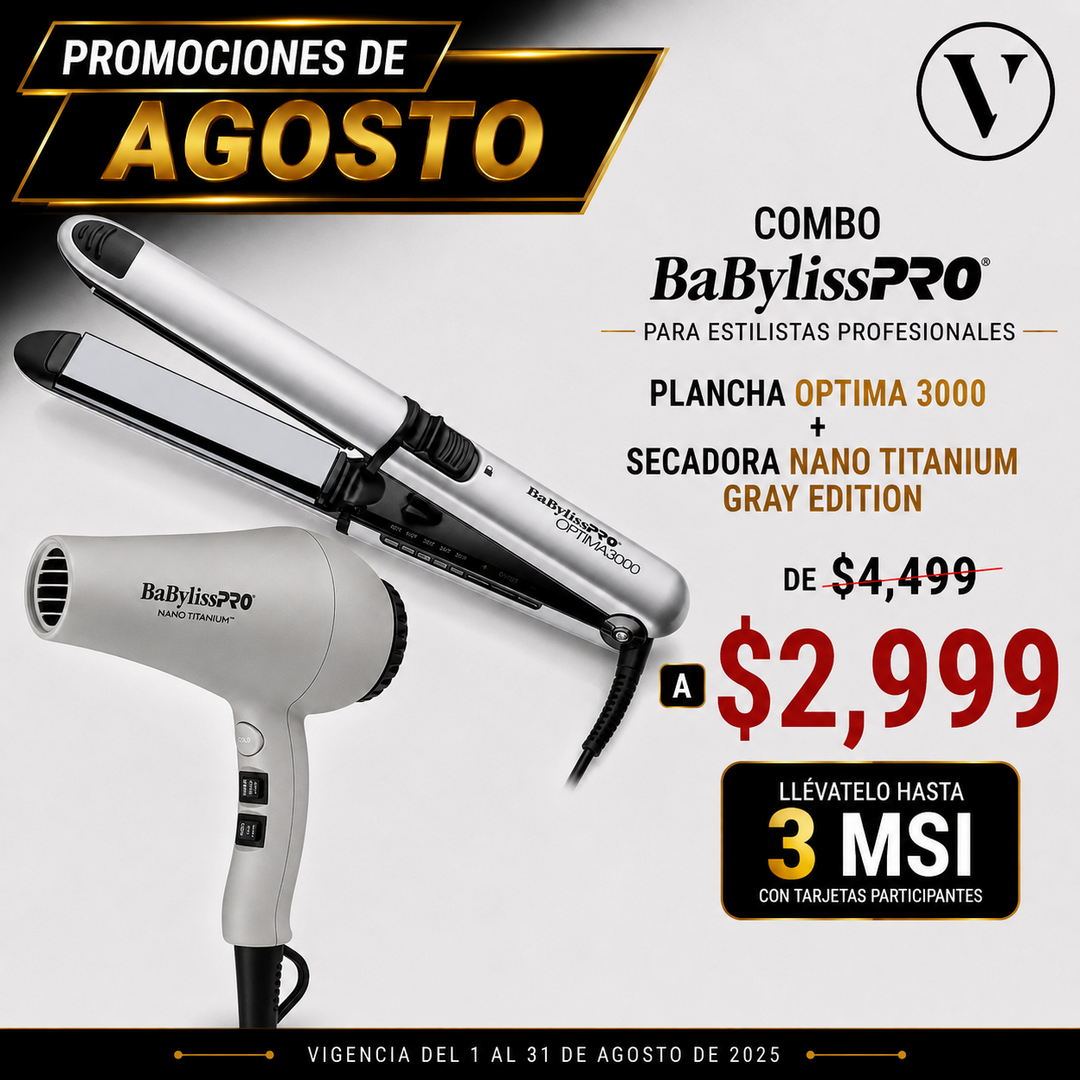Combo Secadora/Plancha BabylissPRO