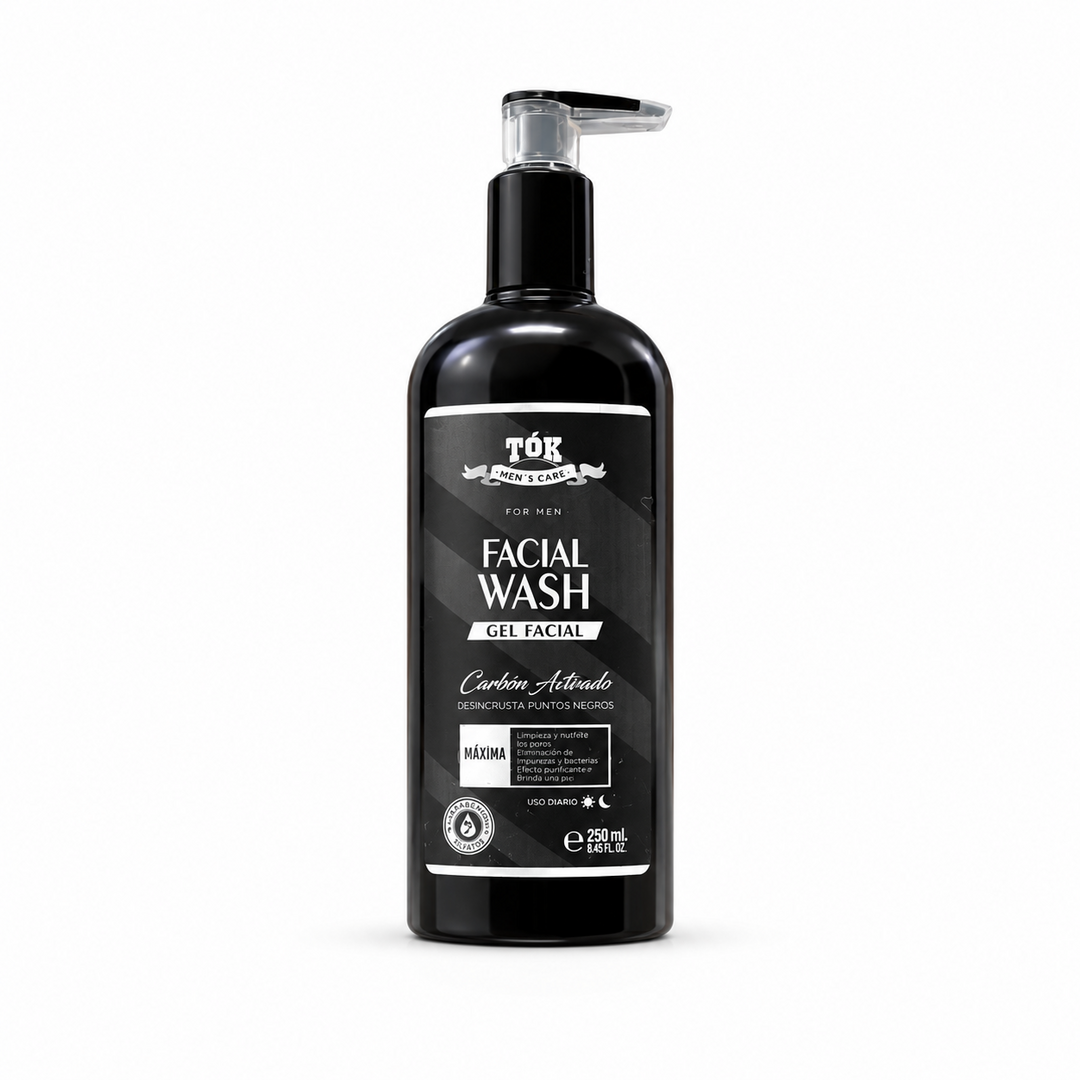 Gel Facial Carbon Activado 250ML TÓK
