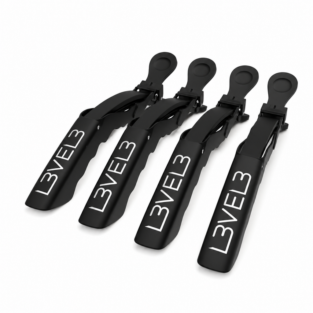 Pinzas para el Cabello 4PZ Level3 (Croc Clips)